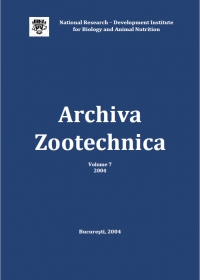 Archiva Zootehnica Vol. 7, 2004