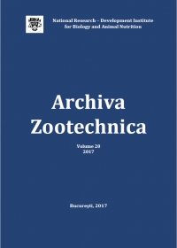 Archiva Zootechnica Vol. 20 - 2017