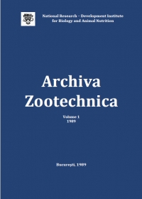 Archiva Zootechnica Vol. 1 - 1989