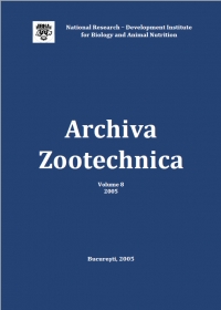 Archiva Zootehnica Vol. 8, 2005